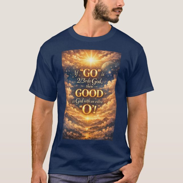 Deus é Bom Camiseta (Frente)