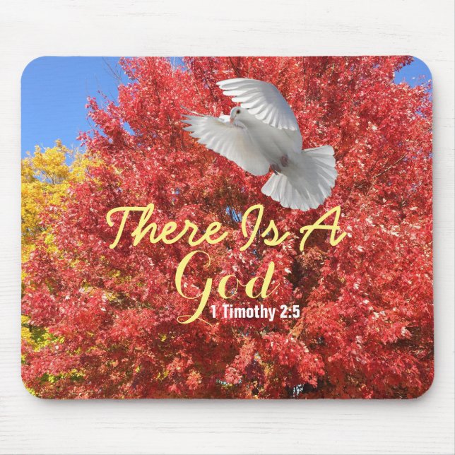 Deus É Real! Mousepad (Frente)