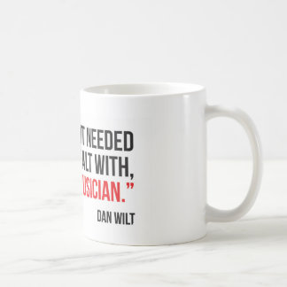 Deus enviado uma caneca de café do músico