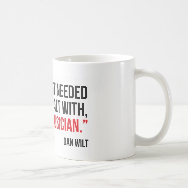 Deus enviado uma caneca de café do músico (Direita)
