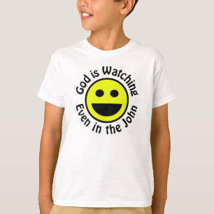 Deus está assistindo t-shirt