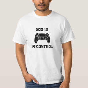 Deus Está No Controle Da Camiseta Gráfica