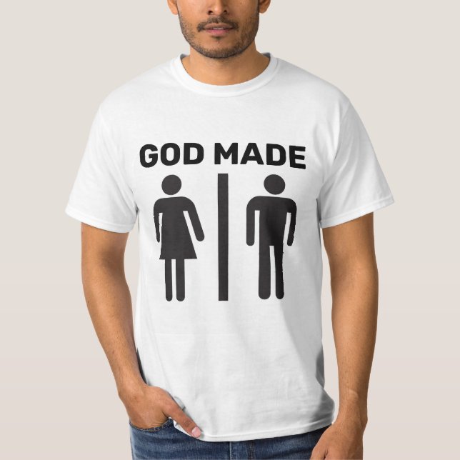 DEUS FEZ T-Shirts DE ÍCONES MASCULINOS (Frente)