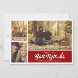 Deus Jul och Gott Nytt År hälsning