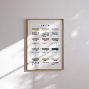 Deus mínimo diz que sou poster