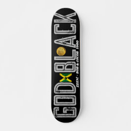 DEUS NEGRO ZEEN! Plataforma de skate de 19,68cm