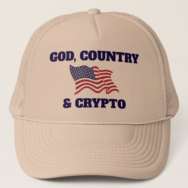 Deus, País e Boné Crypto (Frente)