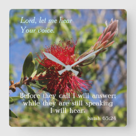 Deus Te Ouve Bíblia Relógio De Parede Verdadeiro