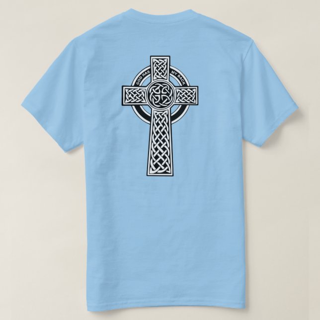 Deus Tem Minha Camiseta Traseira (Verso do Design)
