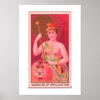 Deusa da Civilização, Cybele, Poster Impressão