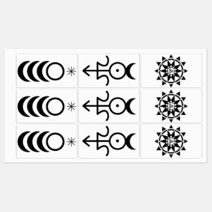 Deusa, Deus e etiquetas do Templo