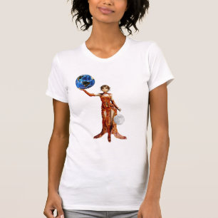 Deusa do t-shirt do universo