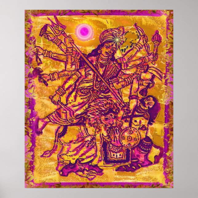 Deusa Durga Poster (Frente)