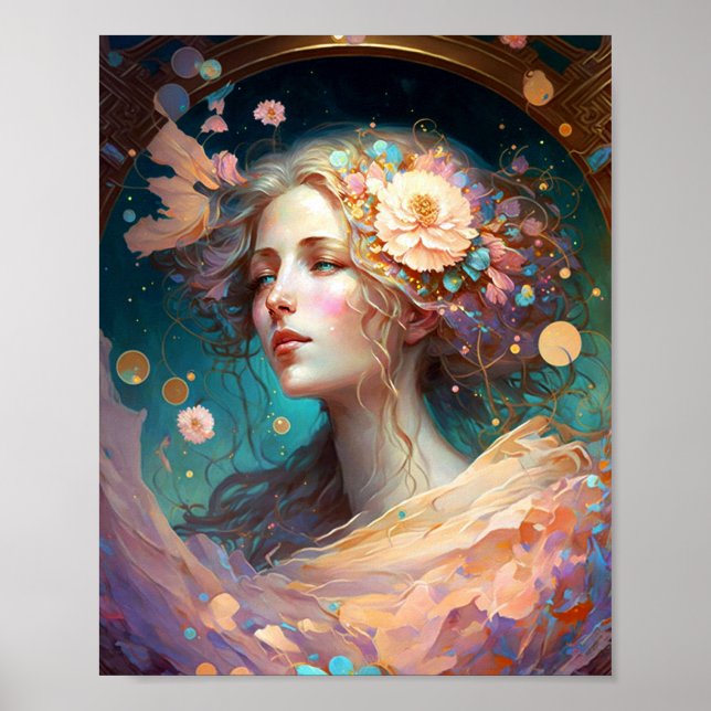 Deusa Fantasy Art Poster (Frente)