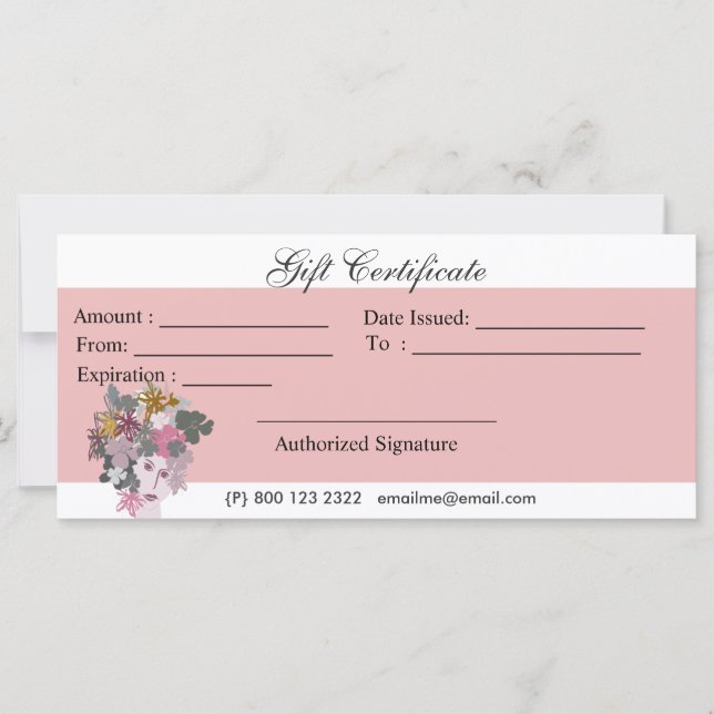 Deusa Floral Bloqueante Mulheres Enfrentam Buquê F (Frente)