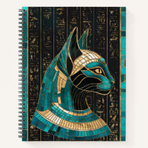 Deusa Gato Egípcia Bastet - Arte Mosaica