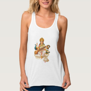 Deusa Hindu Saraswati, camiseta design Tank Top