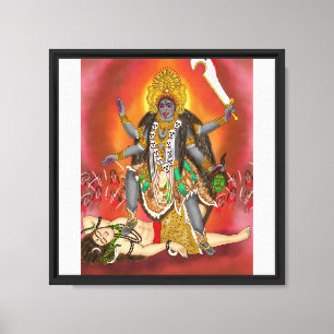 Deusa Kali Canvas Print