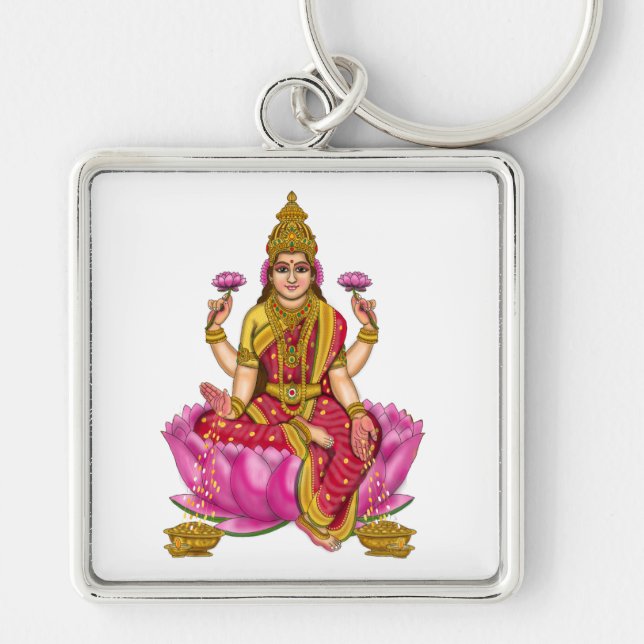 Deusa Lakshmi Chaveiro (Frente)