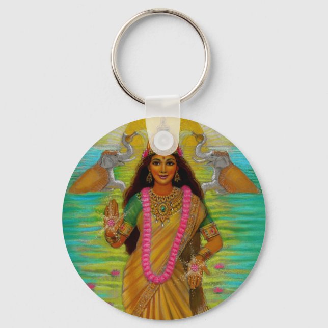 Deusa Lakshmi Chaveiro (Frente)