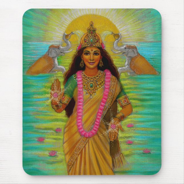 Deusa Lakshmi Mousepad (Frente)