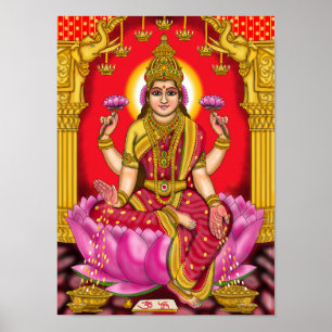 Deusa Lakshmi Poster