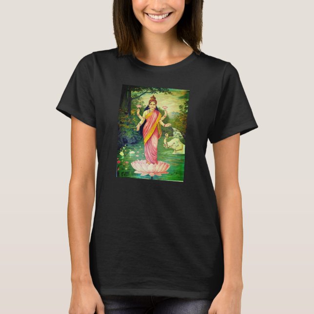 Deusa Lakshmi T-Shirt (Frente)