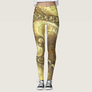 "Deusa Ouro: Leggings Luxe por Cada Ocasião!