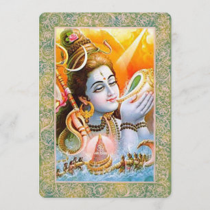 Deuses Indianos/Lorde Shiva - Cartão de Convite