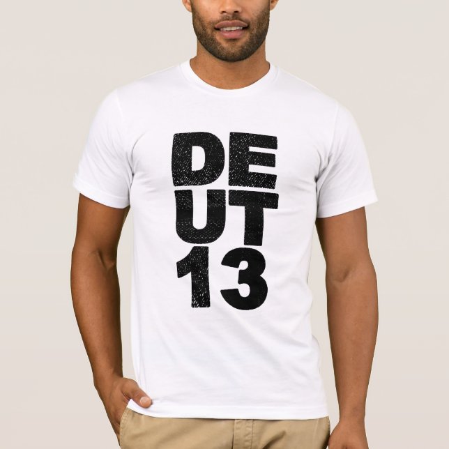 DEUT MENS - Nenhum outro deuses contra T-Shirt - B (Frente)