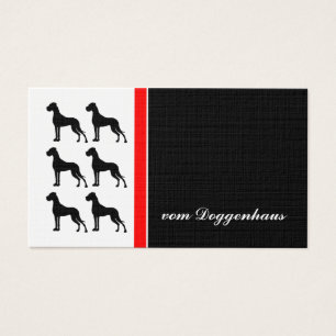 Deutsche Dogge Visitenkarte
