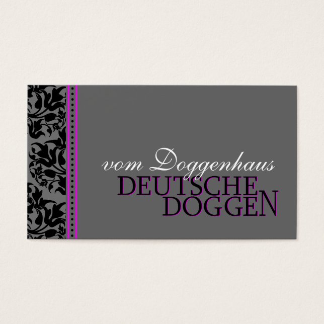 Deutsche Doggen blumig (Frente)