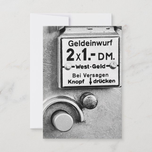 Deutsche Mark Einwurf Vintage (Frente)