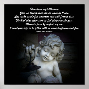 Devagar o meu homenzinho... Poem Poster por Mim