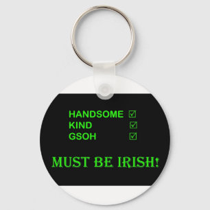 DEVE SER o chaveiro IRLANDÊS