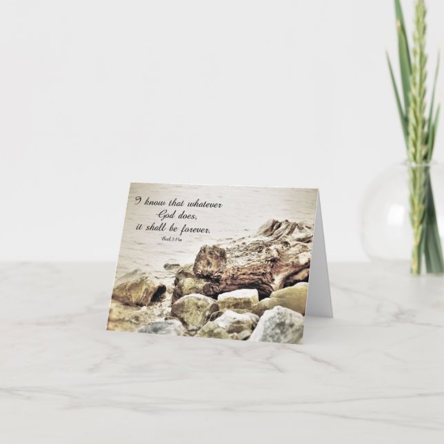 Deve Ser Para Sempre - Cartão De Escritura (Frente)