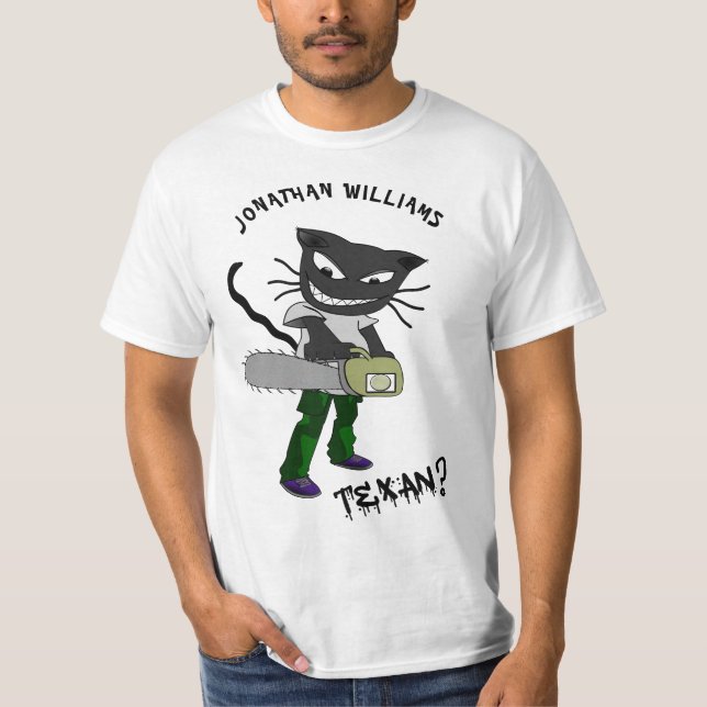 Deve ser um T-Shirt personalizado texano (Frente)