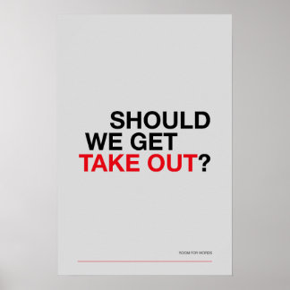 DEVEMOS COMPRAR COMIDA PARA LEVAR? – Poster Divert
