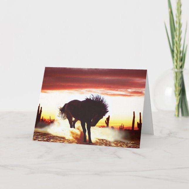 Devemos Dançar - Cartão de Saudação de Cavalo (Frente)