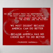 Devemos discordar... Thurgood Marshall Poster