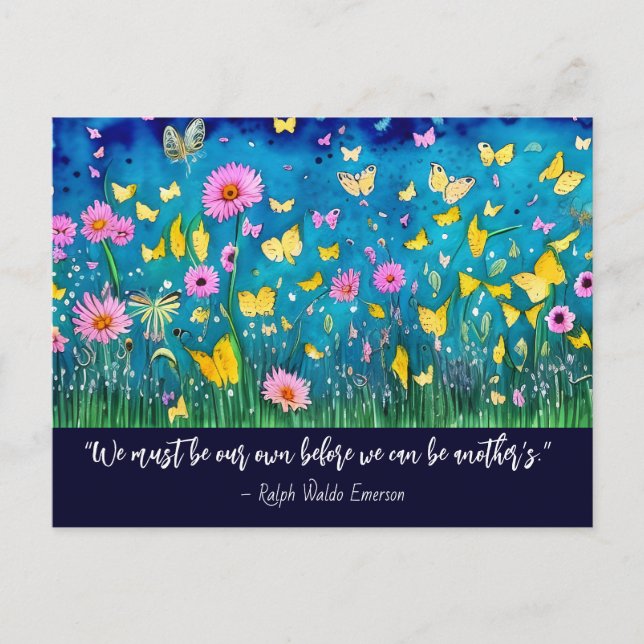 Devemos Ser O Nosso Cartão De Correio (Frente)