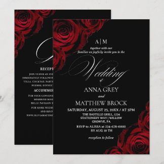 Devine Moody Elegante Rosa⎮Tudo em Um Convite de C