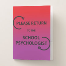 Devolva a pasta Pocket - Vermelho