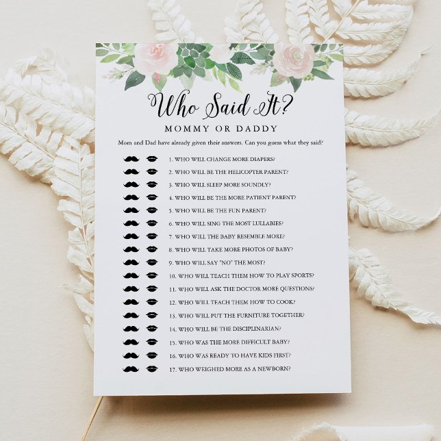 DEVON Que Disse Que Mamãe Cartão De Jogo De Bebê P (Criador carregado)