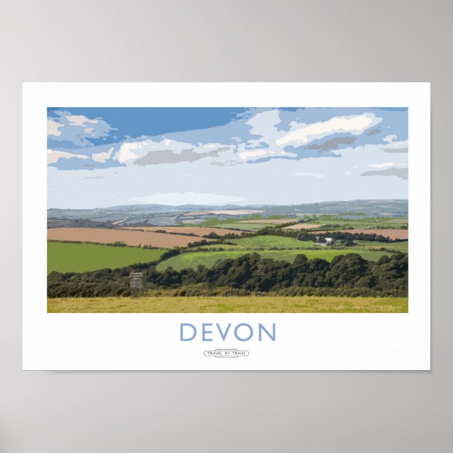 Devon Rail Poster (Frente)