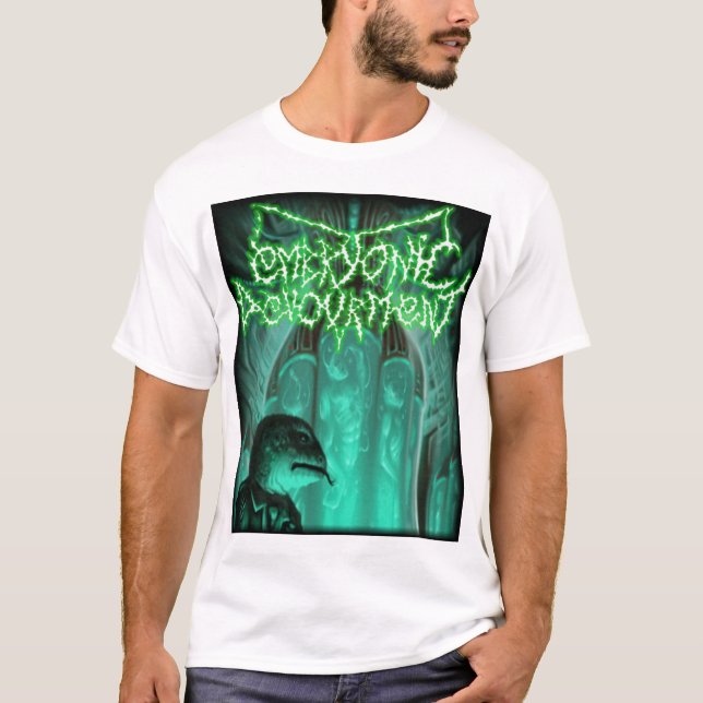 Devourment embrionário - camisa humana da colheita (Frente)
