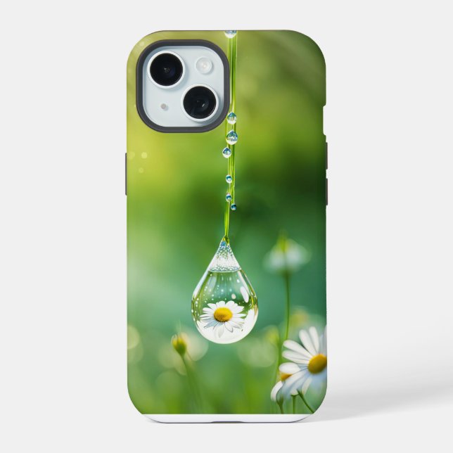 Dew Drop with Daisy Refletion (Verso)
