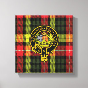 Dewar Scottish Crest e Tartan Canvas