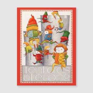 DEZ LORTES UM Cartão Magnético LEAPING 4.25x5.6 -