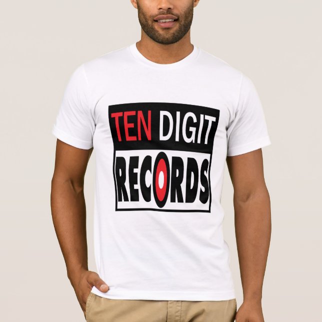 Dez - t-shirt do dígito (Frente)